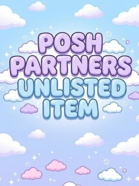 Whitsfitss posh partners 4/18 unlisted item, pls bid responsibly! 🩵🫶🏻